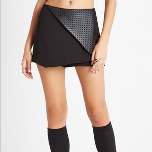 BCBGeneration Black Envelope Miniskirt (Skort)